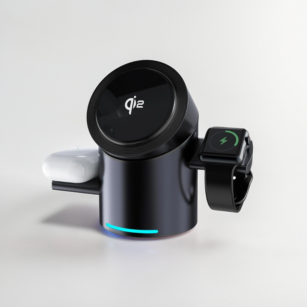 ChargeNova™ - Chargeur sans fil 3-en-1 AxisOne